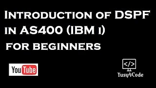 Display file DSPF basics for beginners  AS400 IBM i [upl. by Indira890]