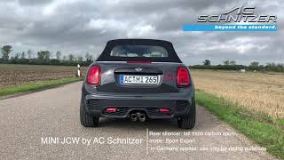 AC Schnitzer F56JCW マフラーサウンド sportexport [upl. by Nasas]