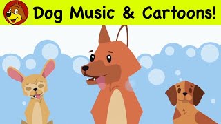 Dog TV For Dogs To Watch 💖 Cartoon Stimulation amp Calming Dog Therapy Music To Relax Puppies [upl. by Brink]