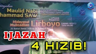 Ijazah an Hizib Nawawi Hizib Nashor dan 2 Hizib Autad oleh KH M ANWAR MANSHUR LIRBOYO  HIMASAL [upl. by Zap]