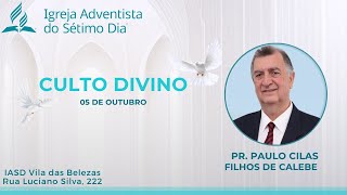 FILHOS DE CALEBE I PR PAULO CILAS I IASD VILA DAS BELEZAS [upl. by Enetsuj]