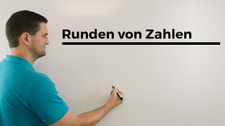 Runden von Zahlen Ergänzung zum ersten Video  Mathe by Daniel Jung [upl. by Stein]