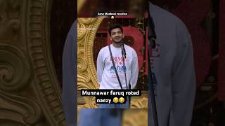 Munnawar faruqi roasting naezy rapper Sana Maqbool reaction munawarfaruqui naezybiggboss [upl. by Mihcaoj750]