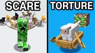 40 Ways To Torture Mobs In Minecraft [upl. by Parrott]