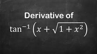 How to find derivative of arctanx  sqrt1  x  2  Derivative of Trigonometric Functions [upl. by Ocire192]