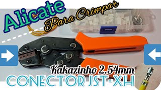 Alicate Crimpador Conector Jstxh 254mm kakazinho molex faston crimpingtool [upl. by Malva]