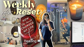 weekly reset routine EXTREMELY PRODUCTIVE ★ cleaning working  gym and much more… [upl. by Yengac]