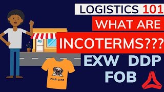 What are EXW FOB DDP Incoterms  Global Logistics Explained 2021 [upl. by Ailisec831]