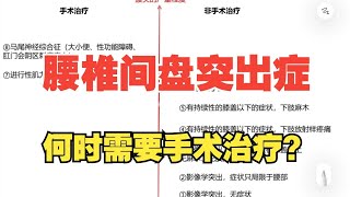 如何自我判断腰突的严重程度和是否需要手术？（重制） [upl. by Llib]