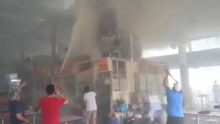 Public helped put out a fire at Whampoa Part 2 [upl. by Kelwin]