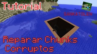 TUTORIAL  Como Reparar Chunks corruptos en minecraftACTUALIZADO 2022 [upl. by Barrus]