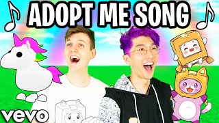 ULTIMATE ROBLOX ADOPT ME SONG Official LankyBox Music Video [upl. by Anahsek]