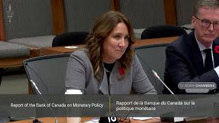 Chambers questions Bank of Canada Governor Macklem at Finance Committee [upl. by Laehcimaj]