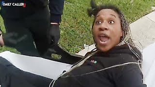 BODYCAM BLACK QUEEN Gets Caught Stealing And Acts Like A Maniac [upl. by Mcgee]