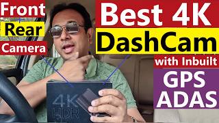 BEST 4K DASHCAM with Front Rear Camera  ADAS GPS G SENSOR [upl. by Las295]