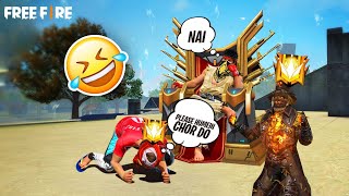 RIP Grandmaster Players 😂  FF FUNNY GAMEPLAY  FREE FIRE GRANDMASTER FUNNY  FF Funny Gameplay [upl. by Alahc]