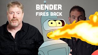 John Dimaggio Defends Futuramas Writing  Bender Fires Back [upl. by Walcott]