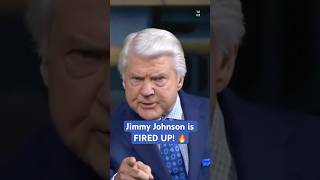 Jimmy Johnson gives the Dallas Cowboys a halftime speech 😤 via FOX jimmyjohnson cowboys viral [upl. by Anna-Maria]