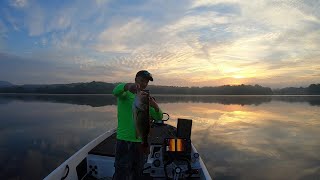 Giant Largemouth Bass Rose Valley Lake PA 62024 [upl. by Miett813]