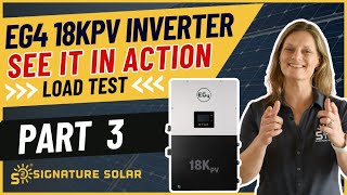 EG4 18KPV Hybrid Inverter Load Test amp Home Tour  Discover its Power Capacity [upl. by Ray]