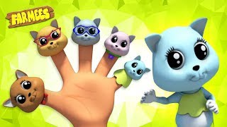 Kitten Finger Family  Nursery Rhymes for Babies and Kids Songs  Cartoon Videos [upl. by Kylen]