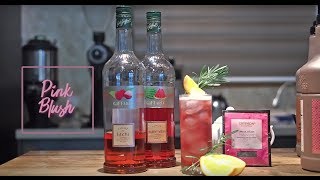 MOCKTAIL RECIPE  PINK BLUSH  FT GIFFARD SYRUP [upl. by Euqininod]