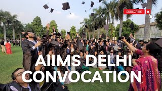 A Day when we got MBBS degree CONVOCATION VLOG AIIMS DELHI [upl. by Ailecnarf]