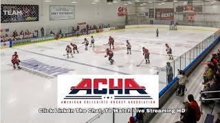 University of Massachusetts vs Colby College MD3  ACHA Mens Hockey 2024 [upl. by Balf]