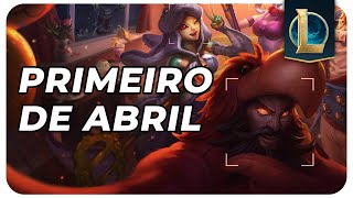 PRIMEIRO DE ABRIL no League of Legends [upl. by Mallis]