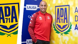 Entrevista a Mehdi Nafti entrenador del AD Alcorcón [upl. by Merrie]