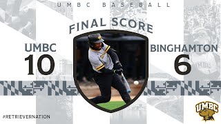 UMBC Baseball vs Binghamton  42823 [upl. by Lindgren430]