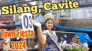 SILANG CAVITE TOWN FIESTA 2024 ✨ Civic Parade Silang Beauties💋 [upl. by Aeel]