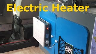 Camper Van Electric Heater Installation read updated description [upl. by Cott843]