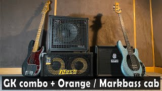 Bass Cab challenge  GK Neo IV112 Vs Orange OBC112 VS Markbass 102P [upl. by Atworth]