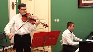 Sergei Dubov amp Mikhail Dubov play Benda  Grave Moscow 2015 [upl. by Theodore]