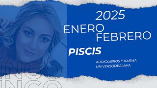 Piscis Enero y Febrero Energías 2025  Pinceladas de Diciembre Amor trabajo y Economía [upl. by Schacker48]