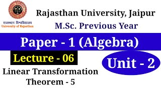 LT Theorem 5  V be a n dimensional vector space over F then V is isomorphic to vector space Fⁿ [upl. by Lobell66]