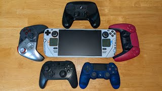 How to Connect Controllers to the Steam Deck Xbox PlayStation Switch Pro Steam Controller [upl. by Loseff]