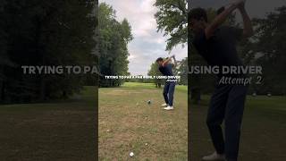 Trying to par a Par 4 only using driver golf [upl. by Etnaid152]