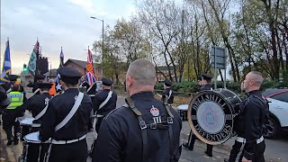 Bellshill Defenders Flute Band at their annual band parade 26thOct 2024 [upl. by Ahsertal]