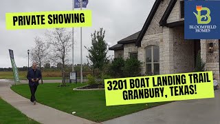 Abe’s Landing in Granbury Texas Bloomfield Homes [upl. by Nilerual]