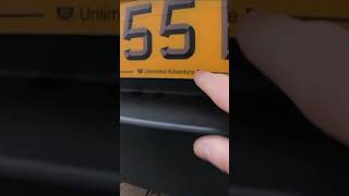 Number plate slogans xk8 number plates automobile rain funny [upl. by Redneval601]