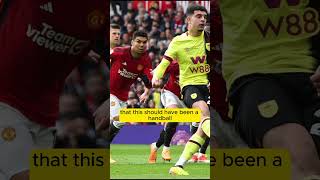 Was this a pen UTD vs Burnly premierleague manchesterunited cr7 football [upl. by Beffrey]