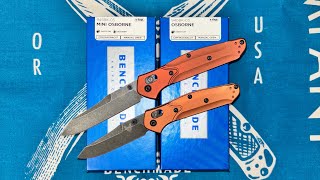 Benchmade 940BK03 and 945BK03 Osborne Burnt Copper Knife Review [upl. by Nigen]