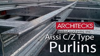 AISSI C amp Z Type Purlins [upl. by Ynar]