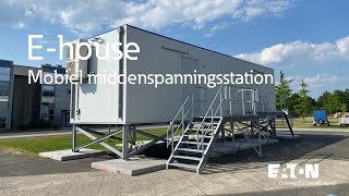 Ehouse middensspanningsstation voor extra netaansluitingen [upl. by Anirres]