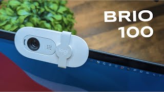 Logitech Brio 100 Webcam Review [upl. by Belayneh512]