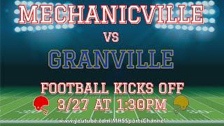 Granville vs Mechanicville  Boys Varsity Football  Kicks off at 130PM [upl. by Vincenz]