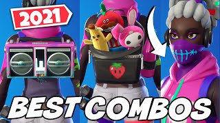 THE BEST COMBOS FOR KOMPLEX SKIN 2021 UPDATED  Fortnite [upl. by Grishilde]