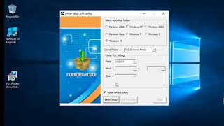 How to install windows10 driver 80mm printer USB port [upl. by Savvas]